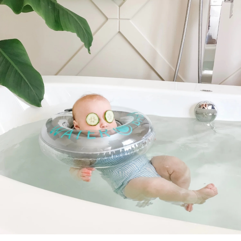 Inflatable Swim Ring - Silver
